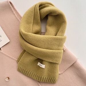 Elegant Olive Green Scarf